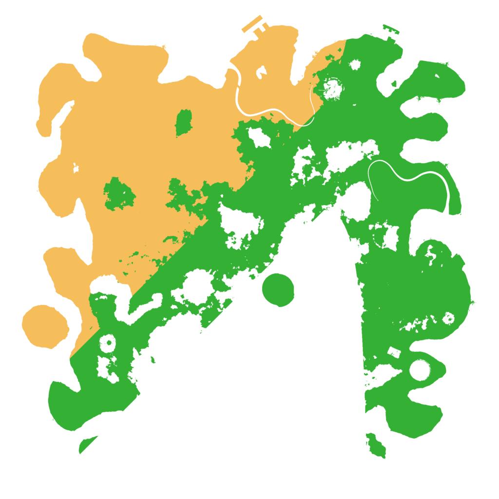 Biome Rust Map: Procedural Map, Size: 4250, Seed: 1090024624
