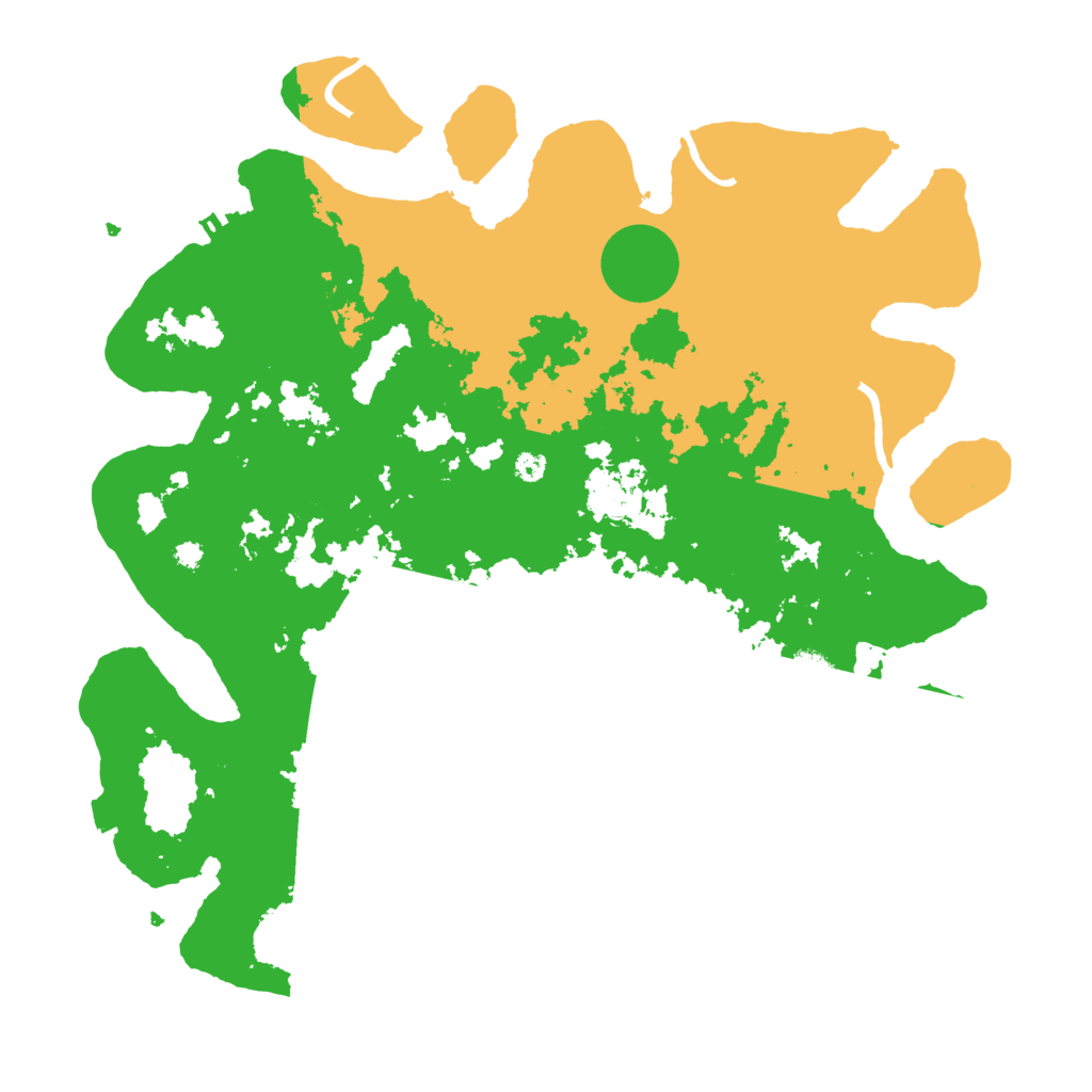 Biome Rust Map: Procedural Map, Size: 3700, Seed: 35691066
