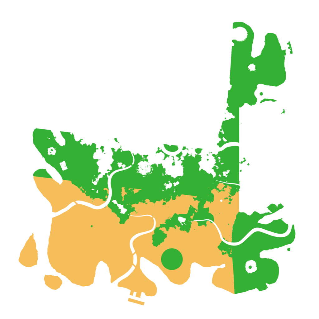 Biome Rust Map: Procedural Map, Size: 3900, Seed: 4463745