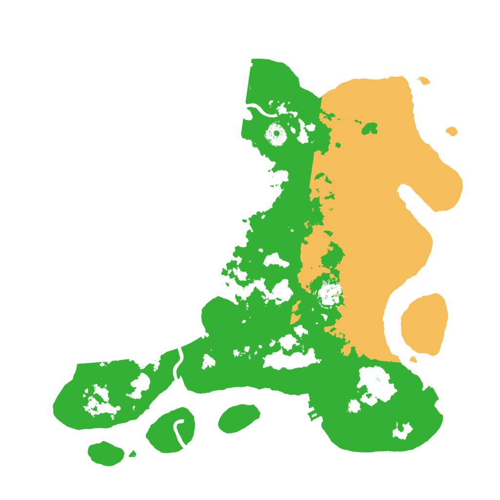 Biome Rust Map: Procedural Map, Size: 3500, Seed: 6908232