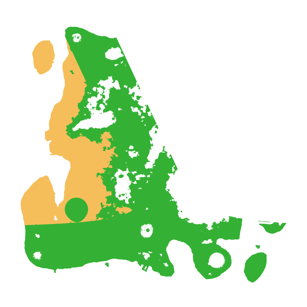 Biome Rust Map: Procedural Map, Size: 3500, Seed: 3353