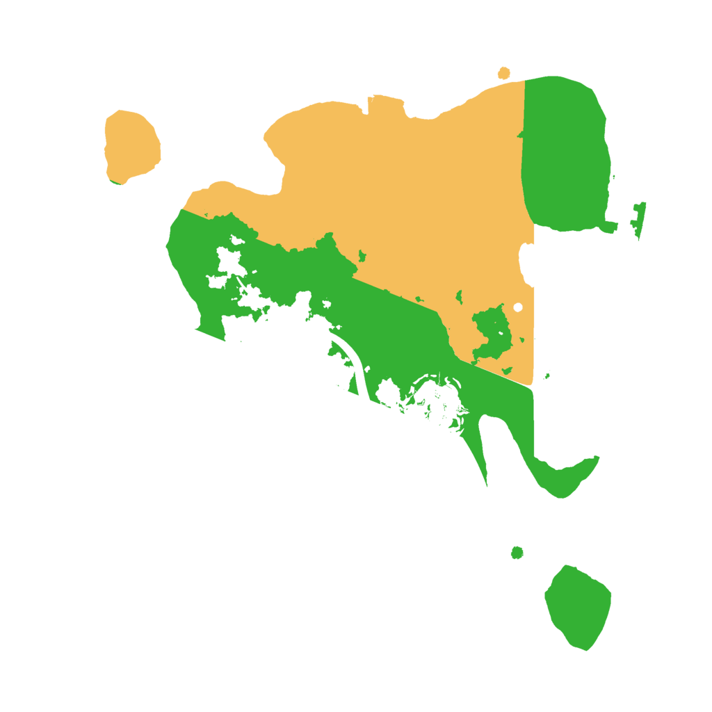 Biome Rust Map: Procedural Map, Size: 2300, Seed: 5929