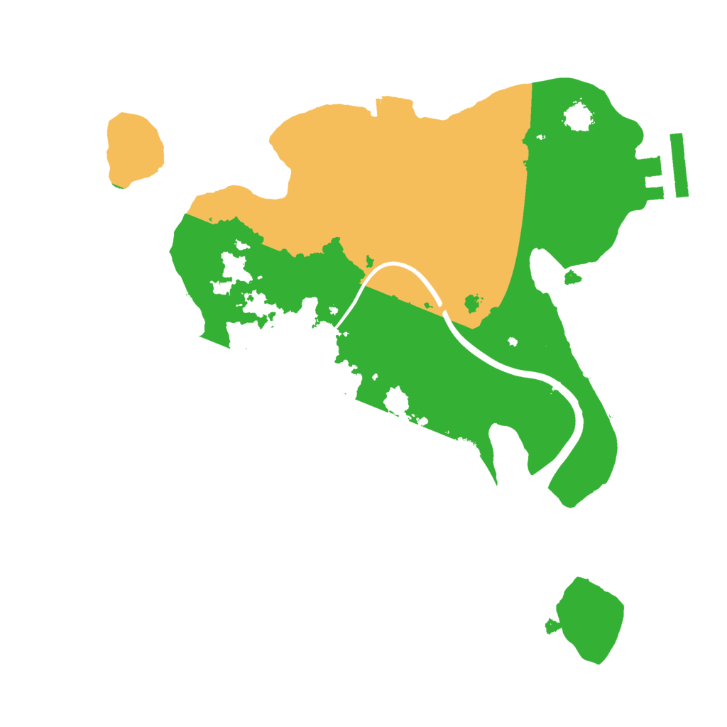 Biome Rust Map: Procedural Map, Size: 2300, Seed: 5929