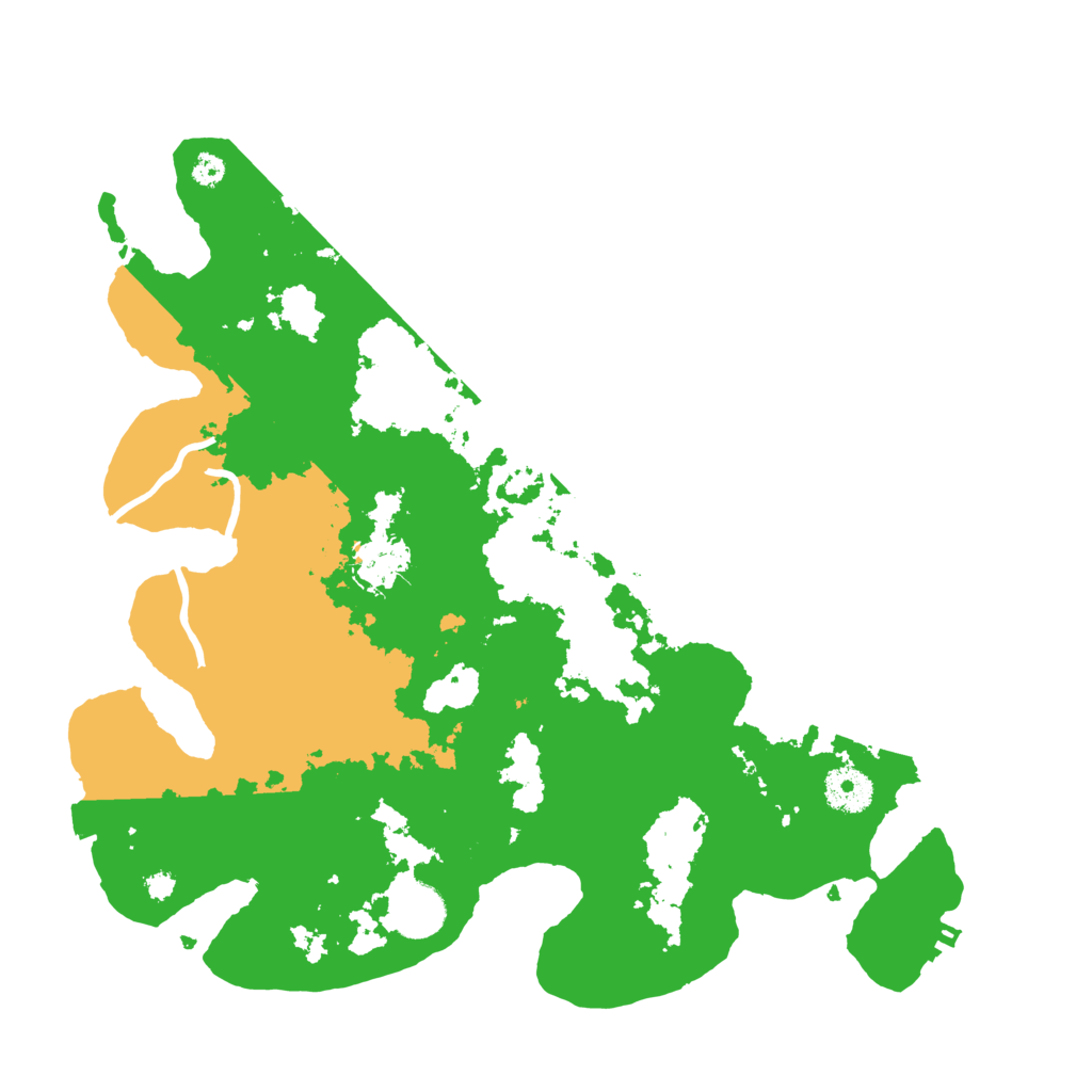 Biome Rust Map: Procedural Map, Size: 3500, Seed: 74025190