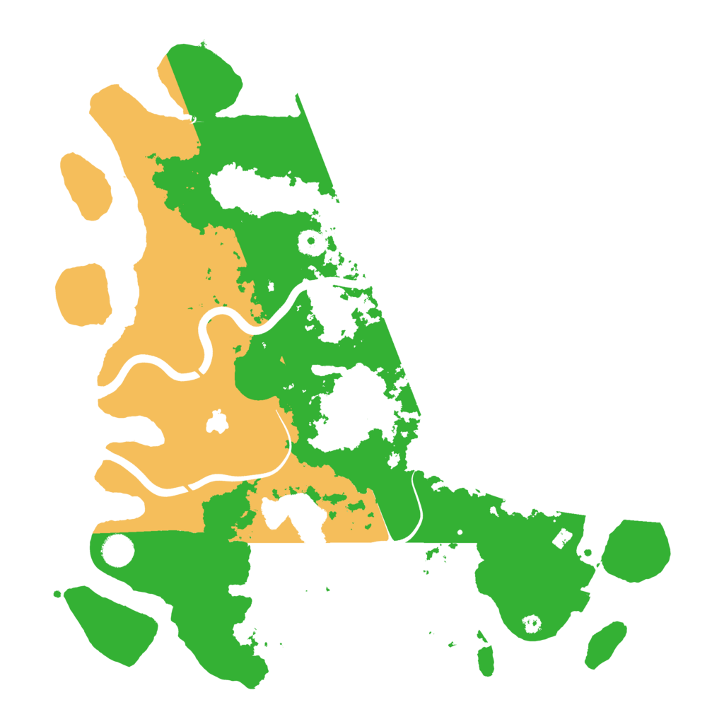 Biome Rust Map: Procedural Map, Size: 4000, Seed: 33463134