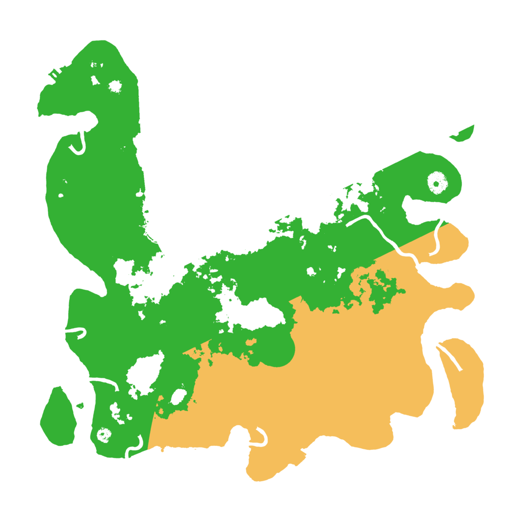 Biome Rust Map: Procedural Map, Size: 3750, Seed: 36301