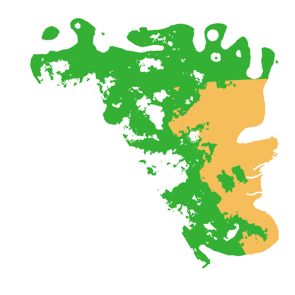 Biome Rust Map: Procedural Map, Size: 4500, Seed: 1357102219