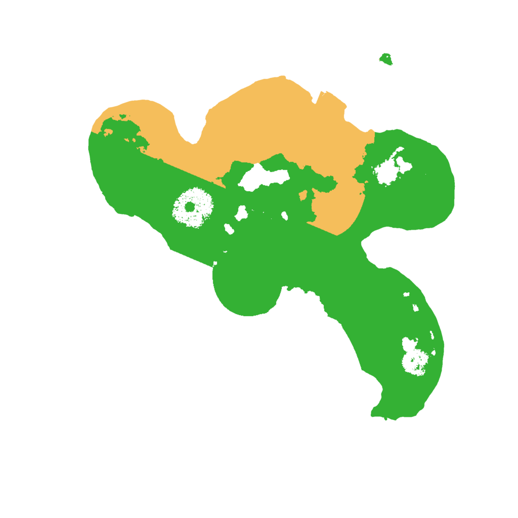 Biome Rust Map: Procedural Map, Size: 2023, Seed: 13831