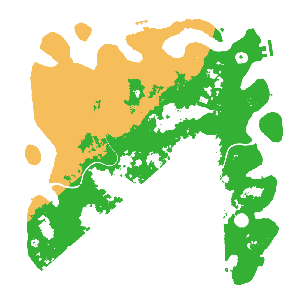 Biome Rust Map: Procedural Map, Size: 3800, Seed: 63534162