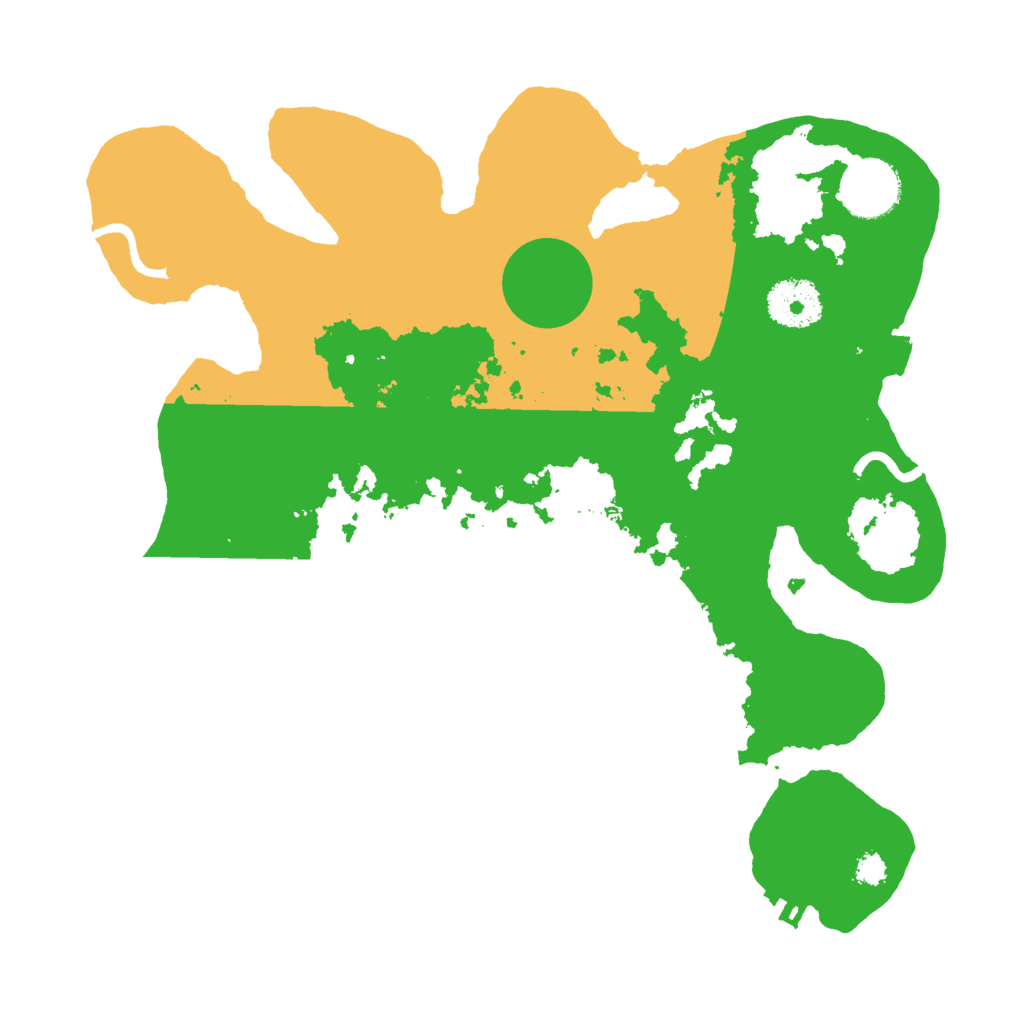 Biome Rust Map: Procedural Map, Size: 3000, Seed: 1410932276