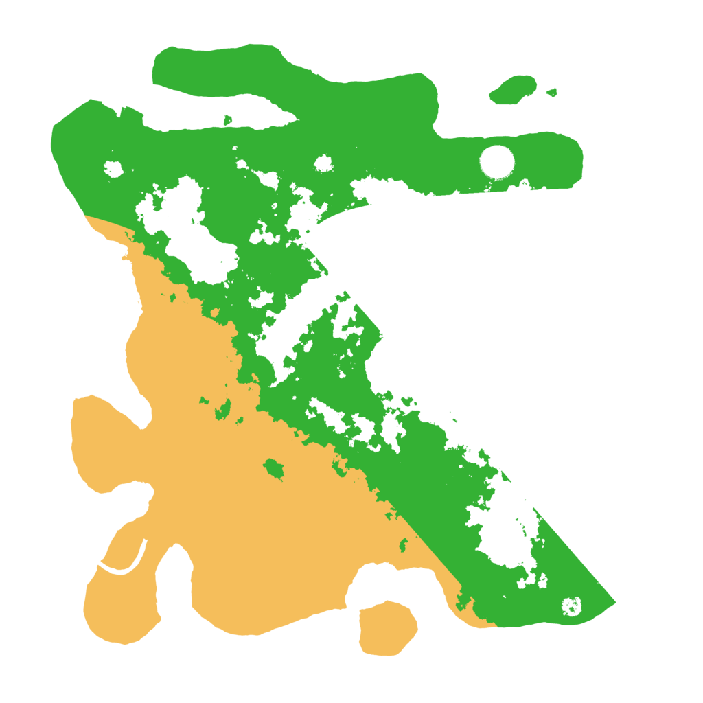 Biome Rust Map: Procedural Map, Size: 3600, Seed: 17068288