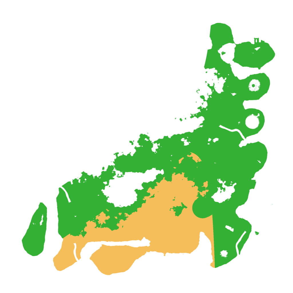 Biome Rust Map: Procedural Map, Size: 3750, Seed: 407868381