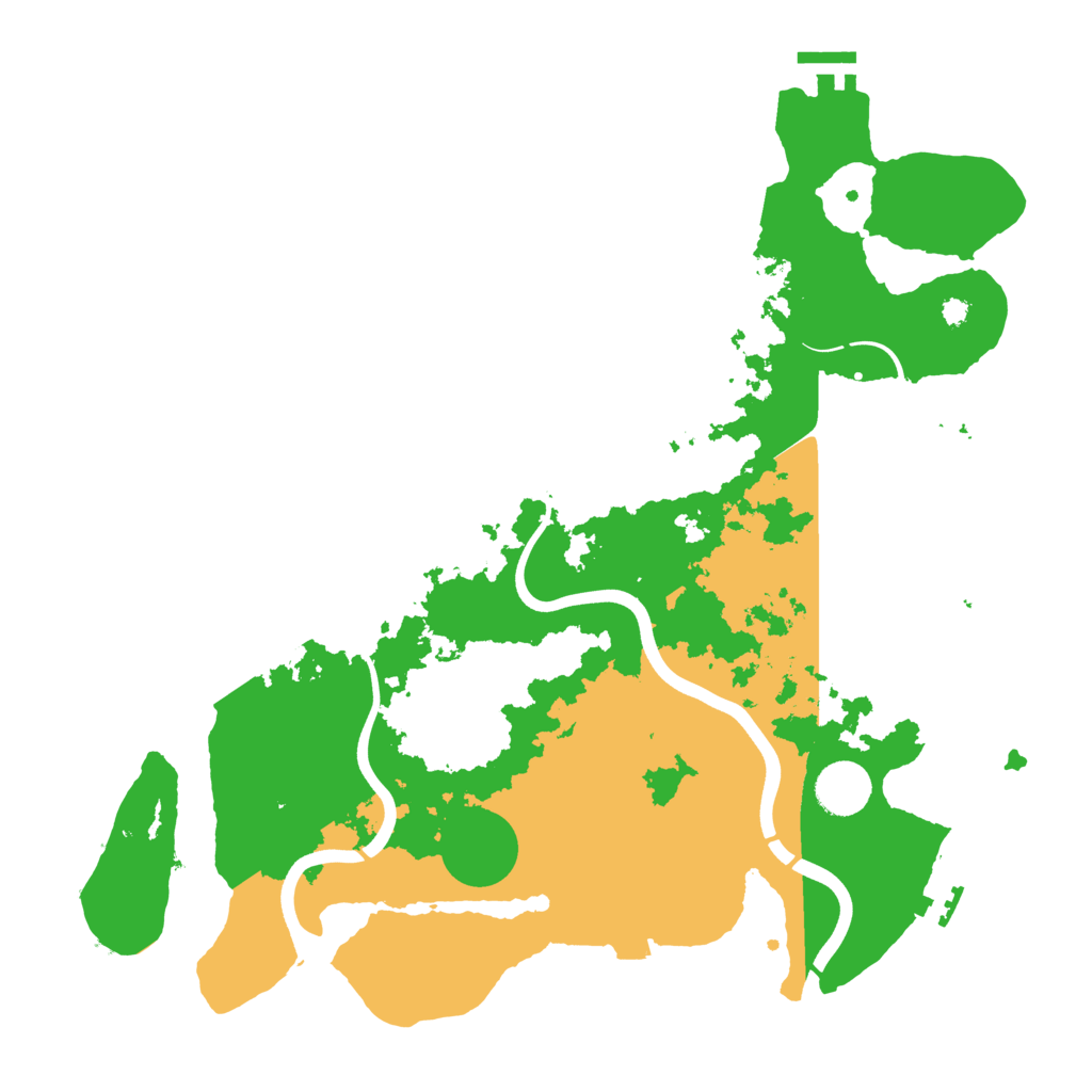 Biome Rust Map: Procedural Map, Size: 3750, Seed: 407868381