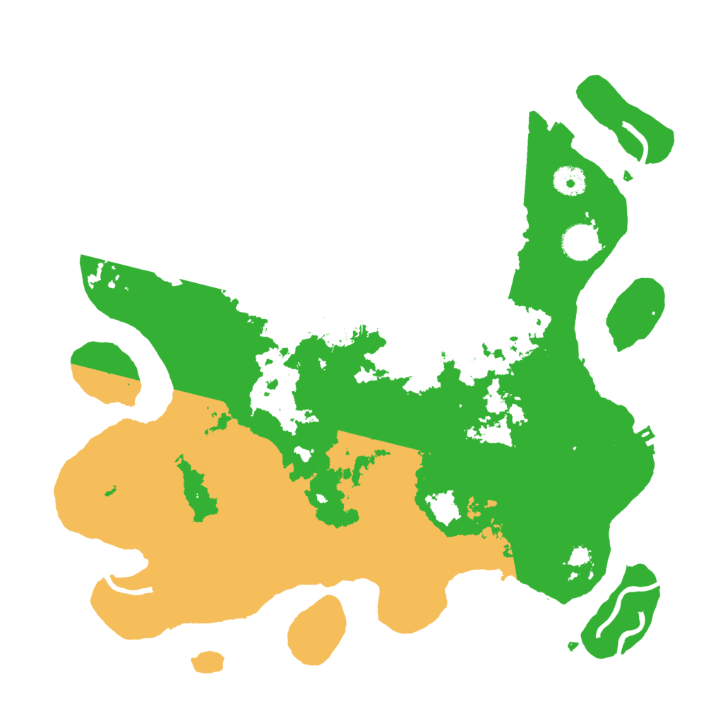 Biome Rust Map: Procedural Map, Size: 3500, Seed: 63357009