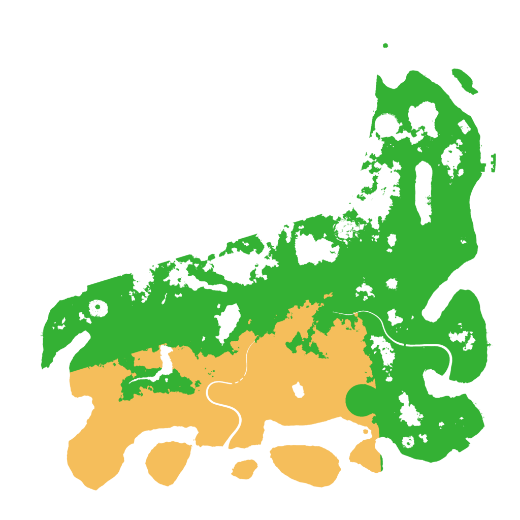 Biome Rust Map: Procedural Map, Size: 4250, Seed: 964874092