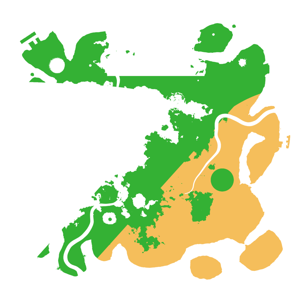 Biome Rust Map: Procedural Map, Size: 3500, Seed: 289475620