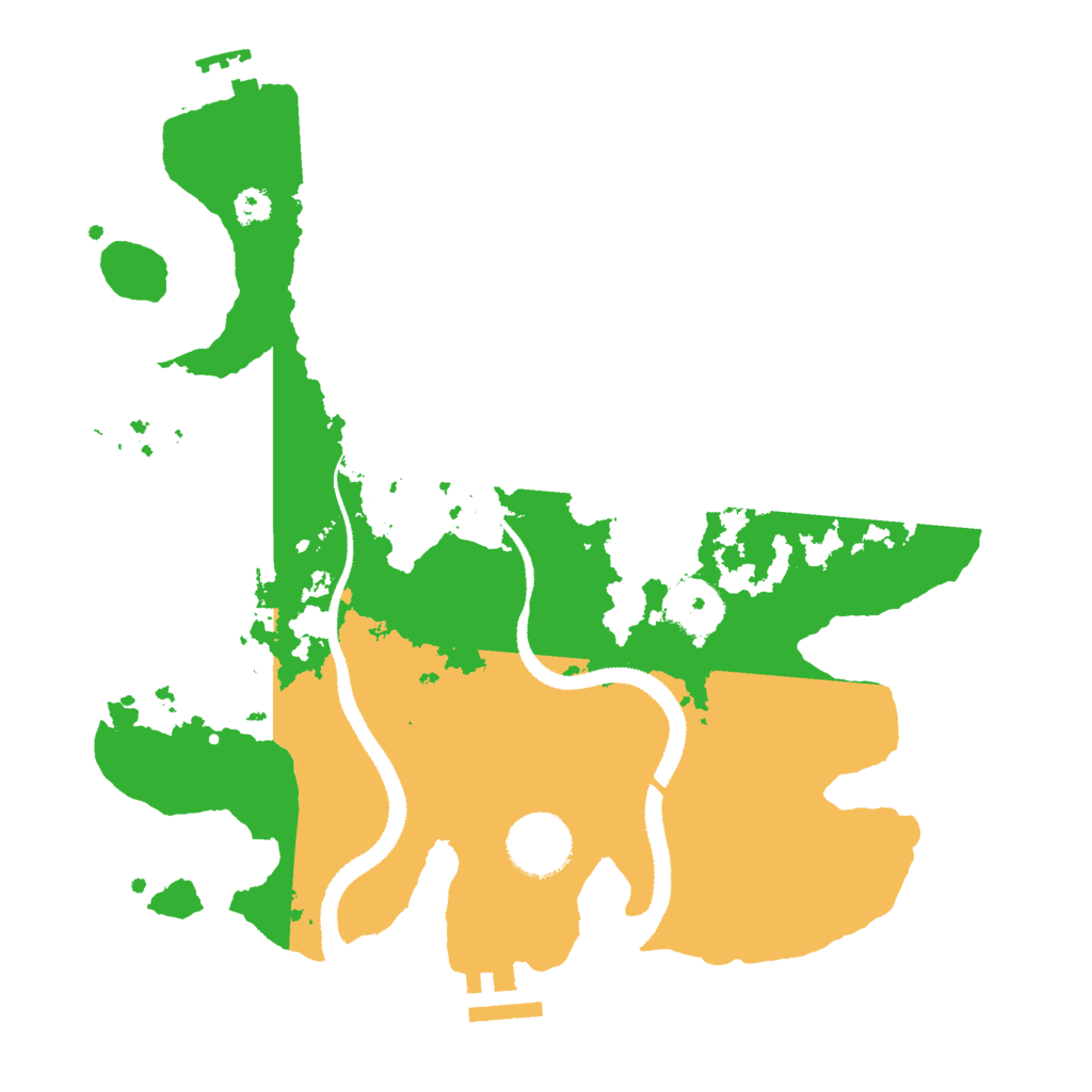 Biome Rust Map: Procedural Map, Size: 3000, Seed: 1974025752