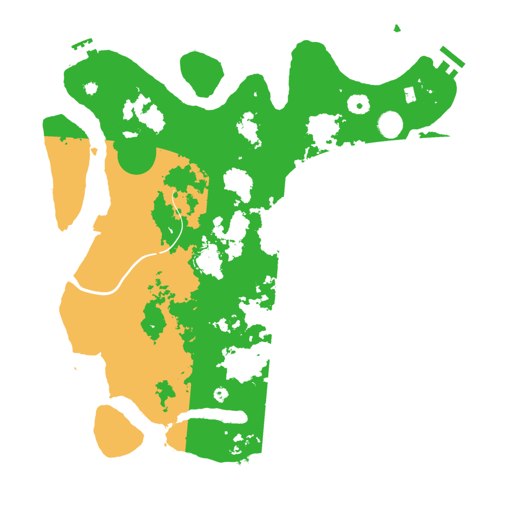 Biome Rust Map: Procedural Map, Size: 3550, Seed: 36723833