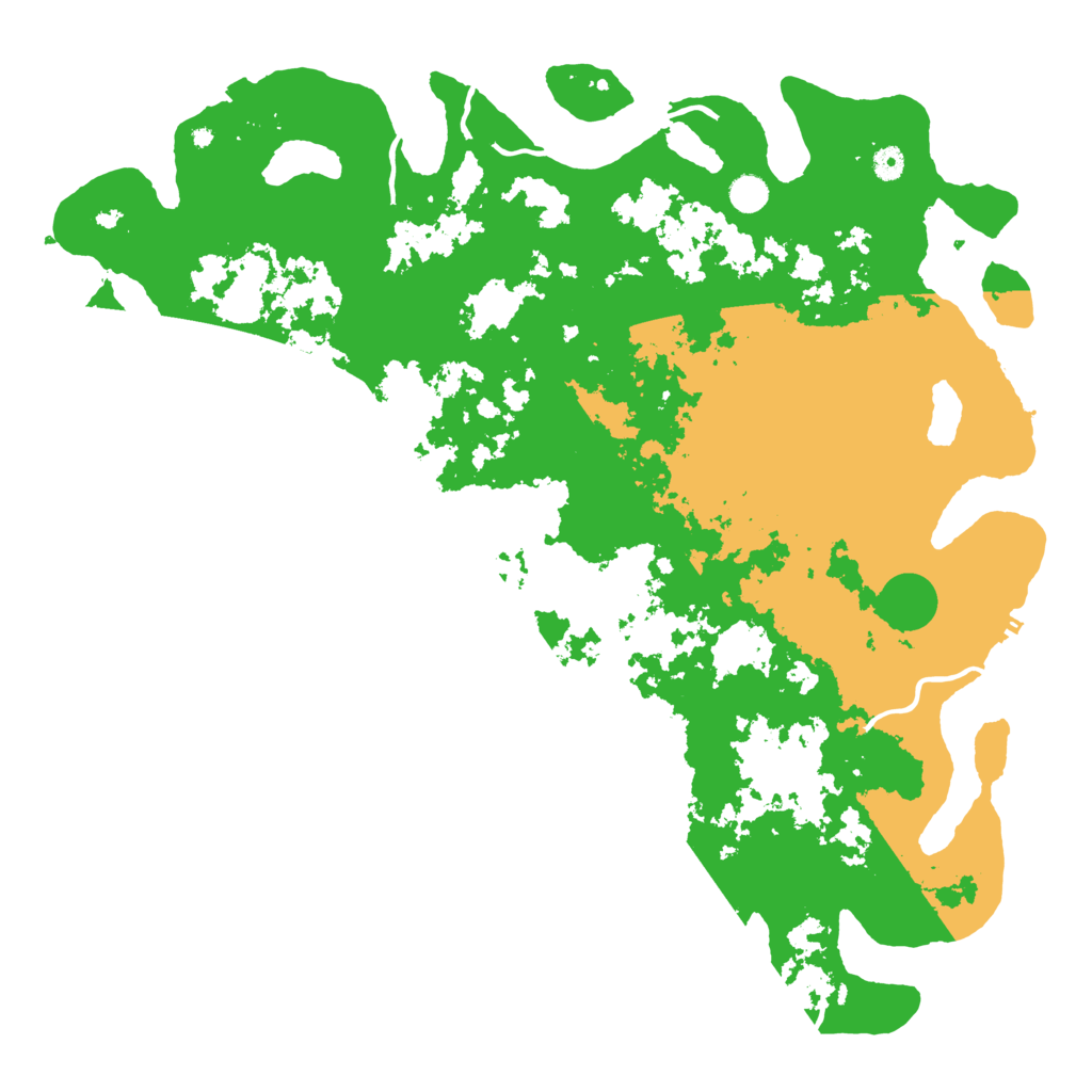 Biome Rust Map: Procedural Map, Size: 5000, Seed: 39369708