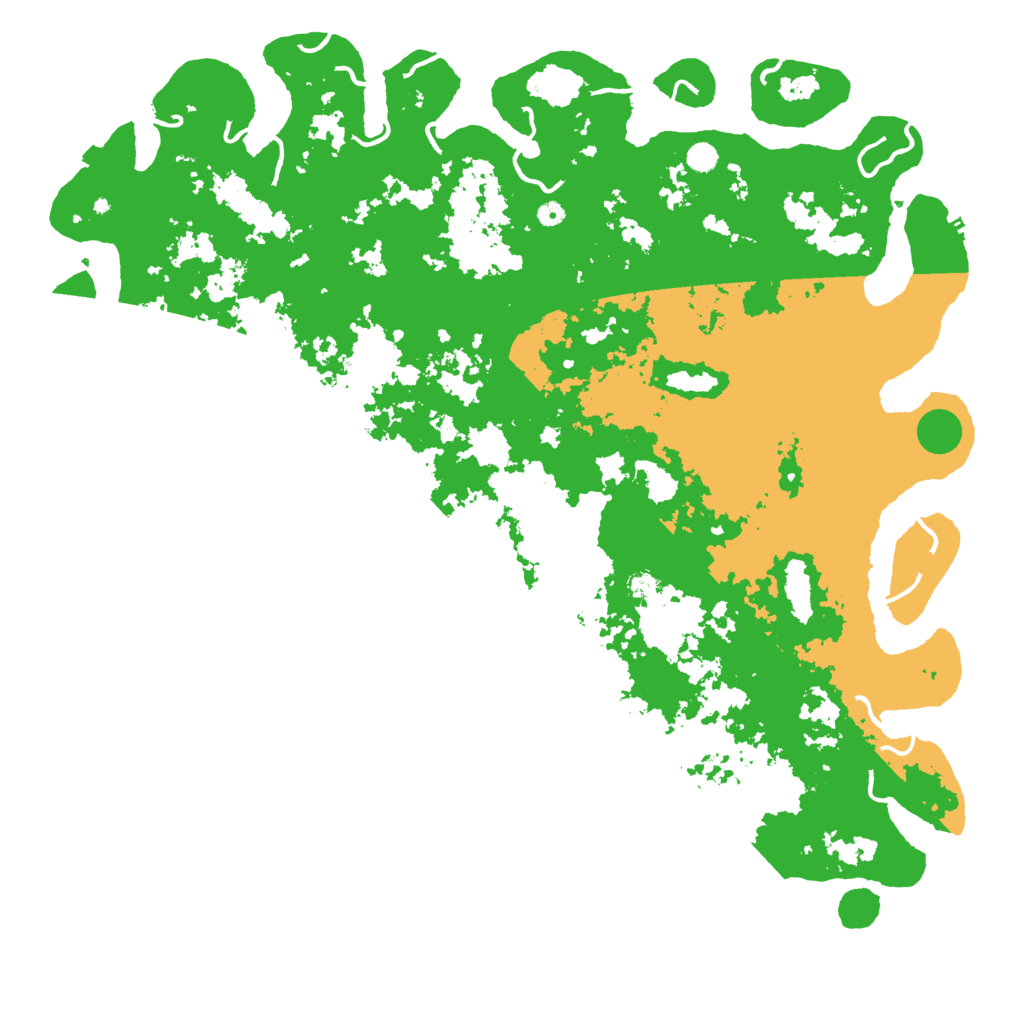 Biome Rust Map: Procedural Map, Size: 6000, Seed: 323235234