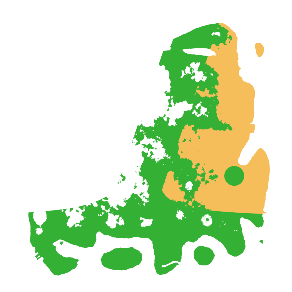 Biome Rust Map: Procedural Map, Size: 3900, Seed: 42039223