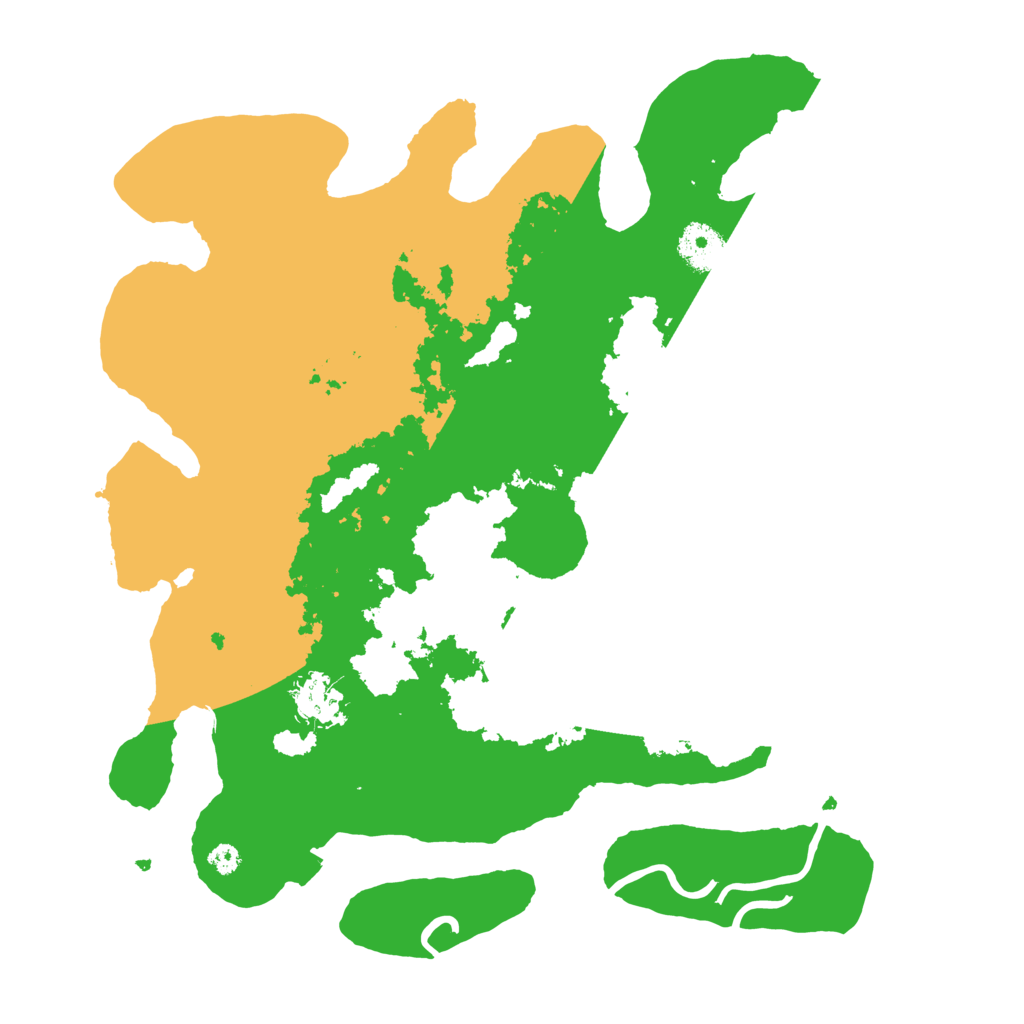 Biome Rust Map: Procedural Map, Size: 3500, Seed: 643222147