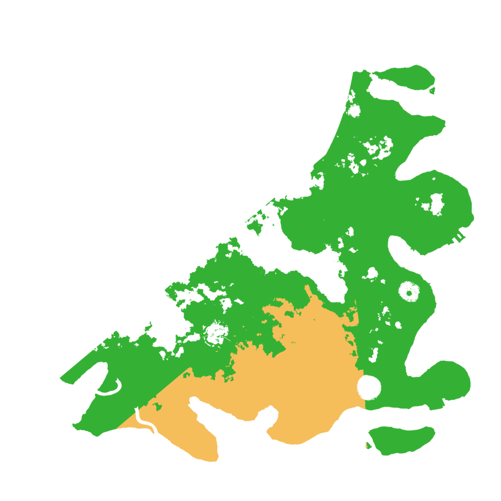 Biome Rust Map: Procedural Map, Size: 3700, Seed: 4877070
