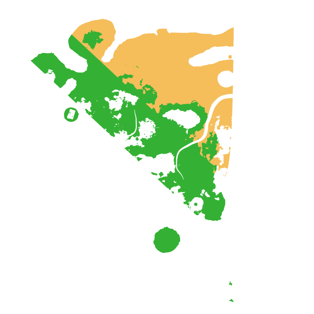 Biome Rust Map: Procedural Map, Size: 3500, Seed: 390283300