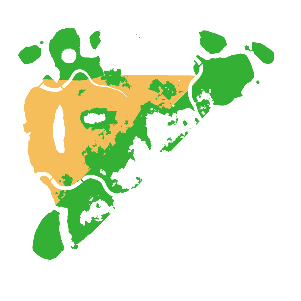 Biome Rust Map: Procedural Map, Size: 3600, Seed: 24197207