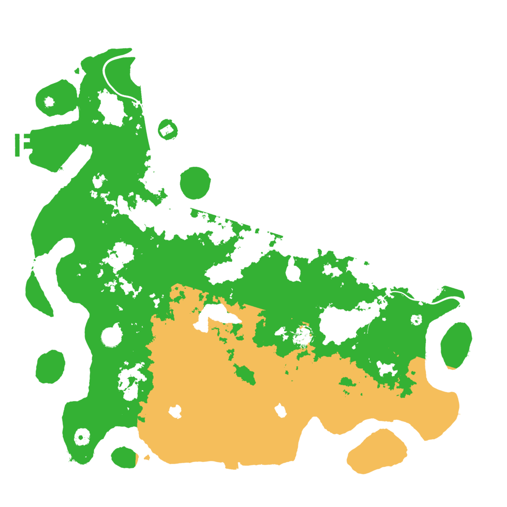 Biome Rust Map: Procedural Map, Size: 4500, Seed: 625105617