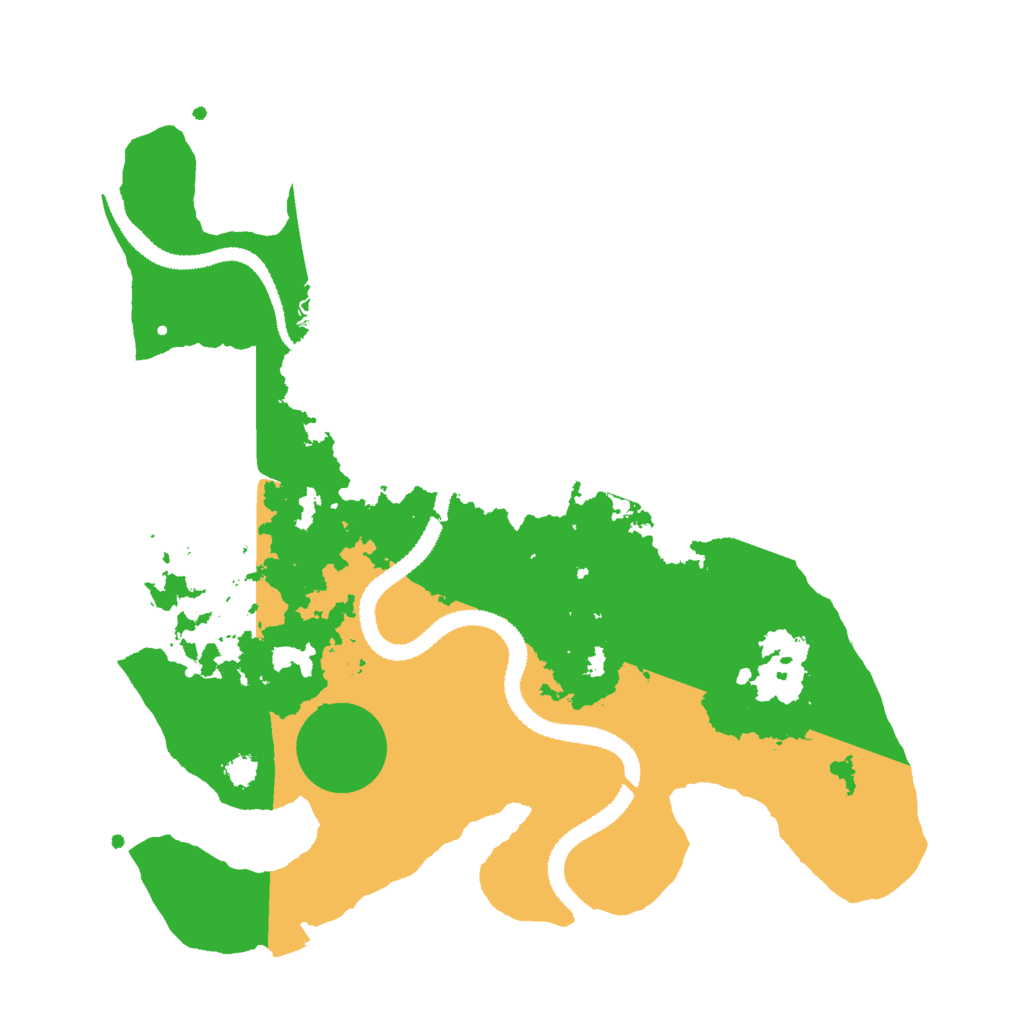 Biome Rust Map: Procedural Map, Size: 3000, Seed: 1713574920