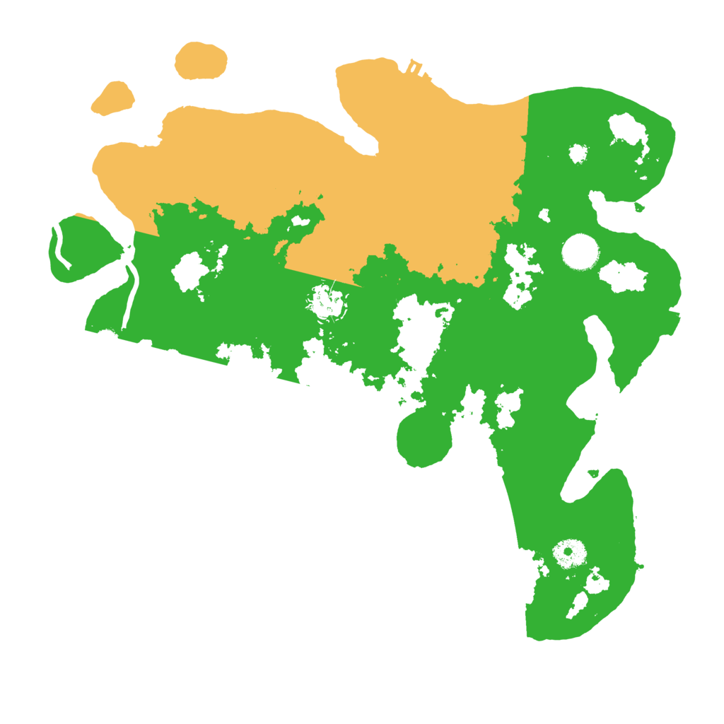 Biome Rust Map: Procedural Map, Size: 3500, Seed: 92012537