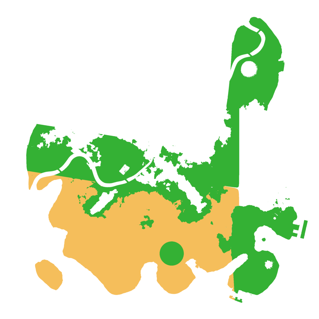 Biome Rust Map: Procedural Map, Size: 3500, Seed: 1786926205