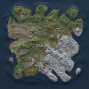 Thumbnail Rust Map: Procedural Map, Size: 3700, Seed: 2099716877, 18 Monuments