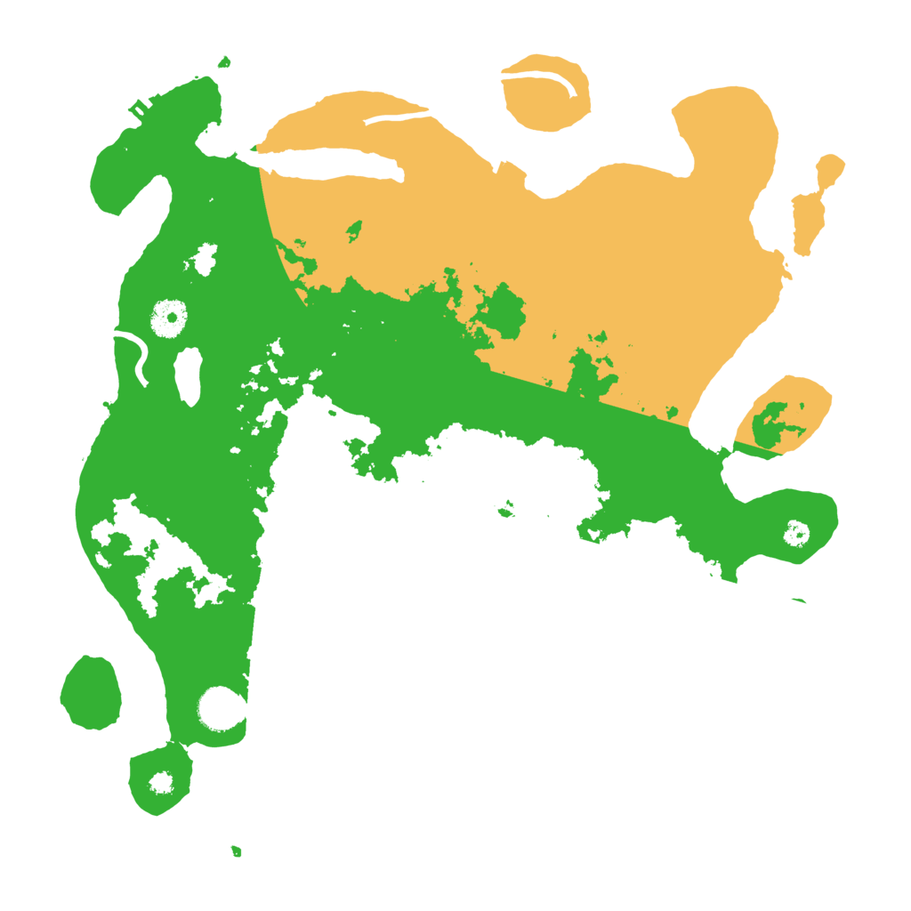 Biome Rust Map: Procedural Map, Size: 3650, Seed: 4713137