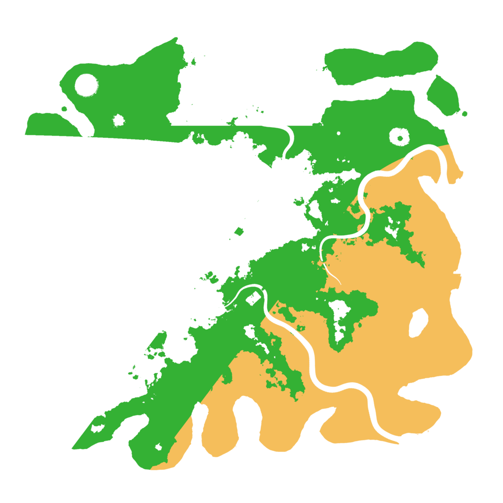 Biome Rust Map: Procedural Map, Size: 3850, Seed: 46091239