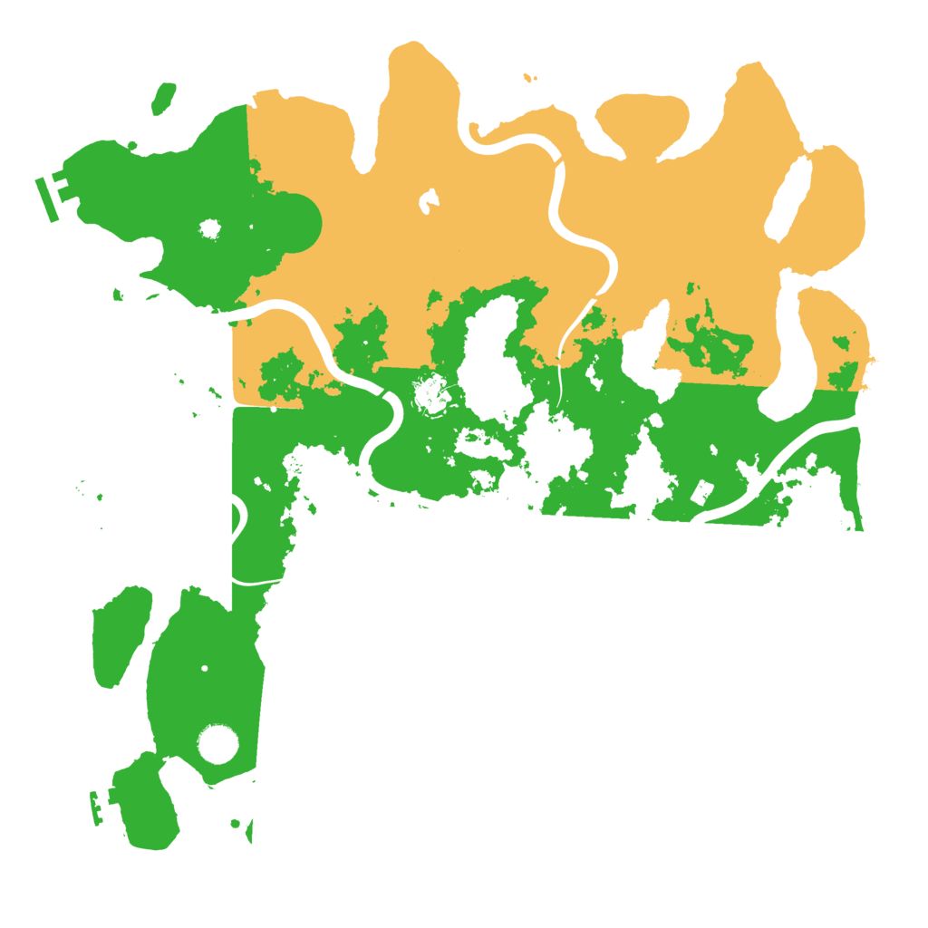 Biome Rust Map: Procedural Map, Size: 4100, Seed: 89293448
