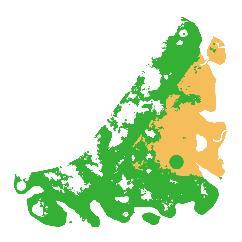 Biome Rust Map: Procedural Map, Size: 4500, Seed: 19861