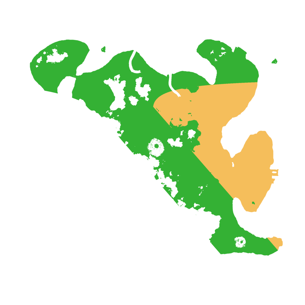 Biome Rust Map: Procedural Map, Size: 2800, Seed: 58763125