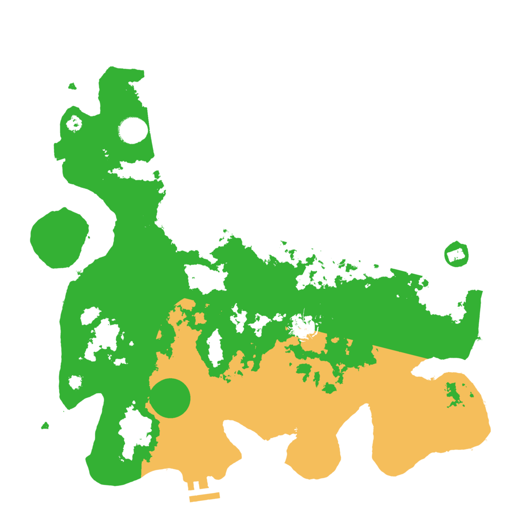 Biome Rust Map: Procedural Map, Size: 3500, Seed: 1876017507
