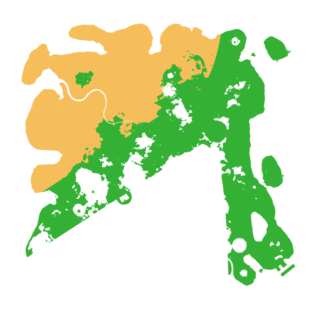 Biome Rust Map: Procedural Map, Size: 3800, Seed: 68259508