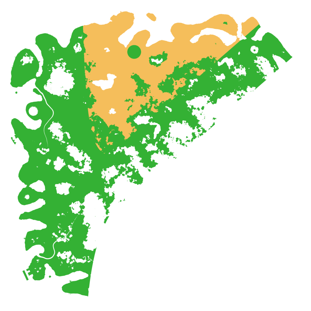Biome Rust Map: Procedural Map, Size: 6000, Seed: 311803316