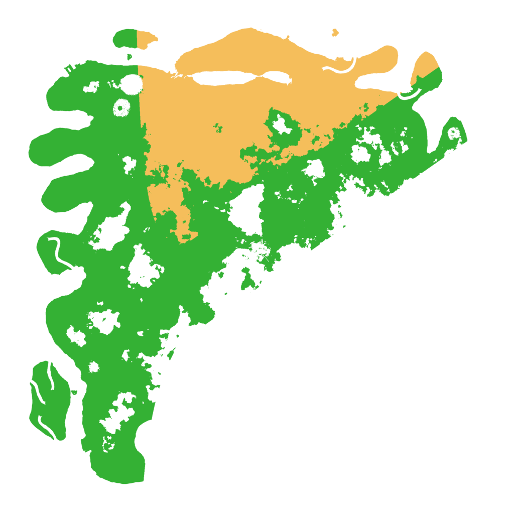 Biome Rust Map: Procedural Map, Size: 4400, Seed: 77090320