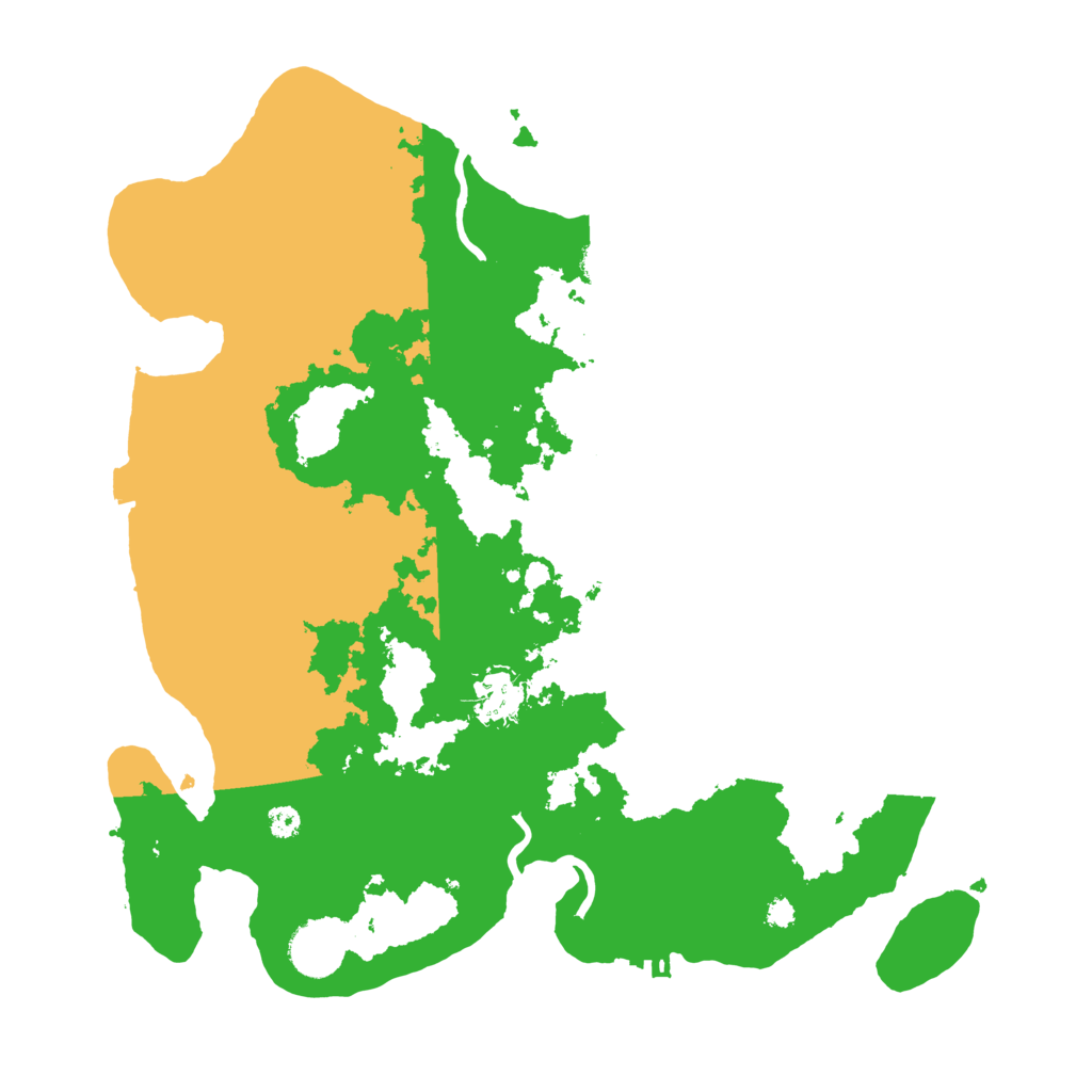 Biome Rust Map: Procedural Map, Size: 3500, Seed: 162361922