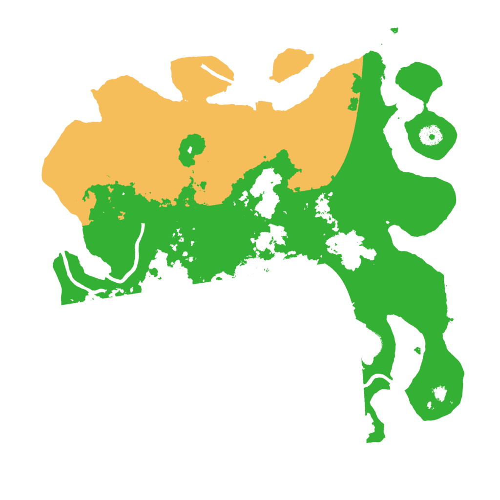 Biome Rust Map: Procedural Map, Size: 3500, Seed: 948557940