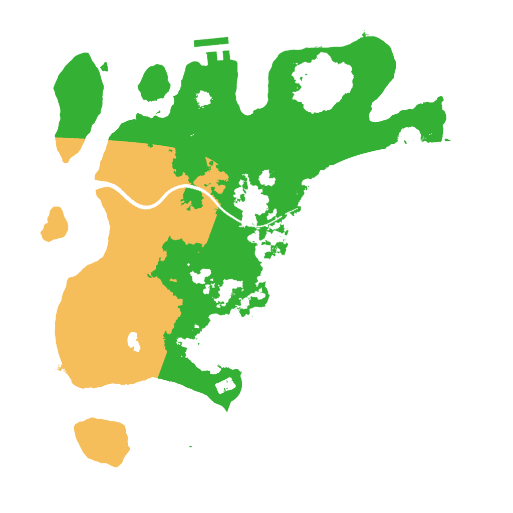 Biome Rust Map: Procedural Map, Size: 3000, Seed: 1140330877