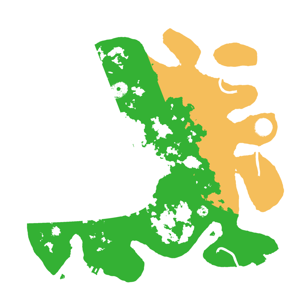 Biome Rust Map: Procedural Map, Size: 3000, Seed: 3812564