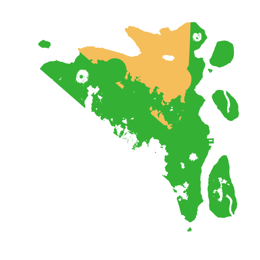 Biome Rust Map: Procedural Map, Size: 3000, Seed: 10627