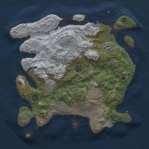 Thumbnail Rust Map: Procedural Map, Size: 3250, Seed: 1062023, 14 Monuments