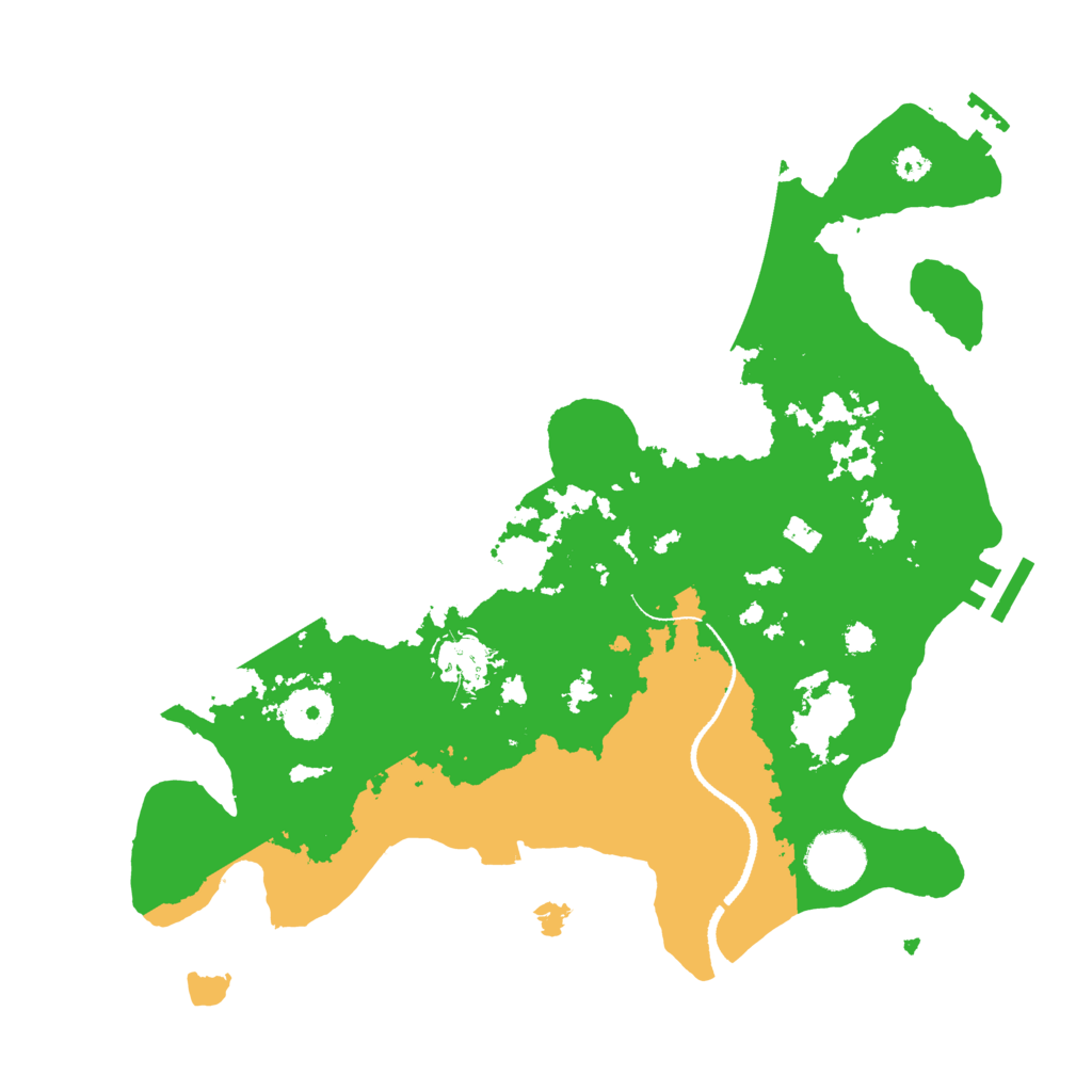 Biome Rust Map: Procedural Map, Size: 3250, Seed: 1062023